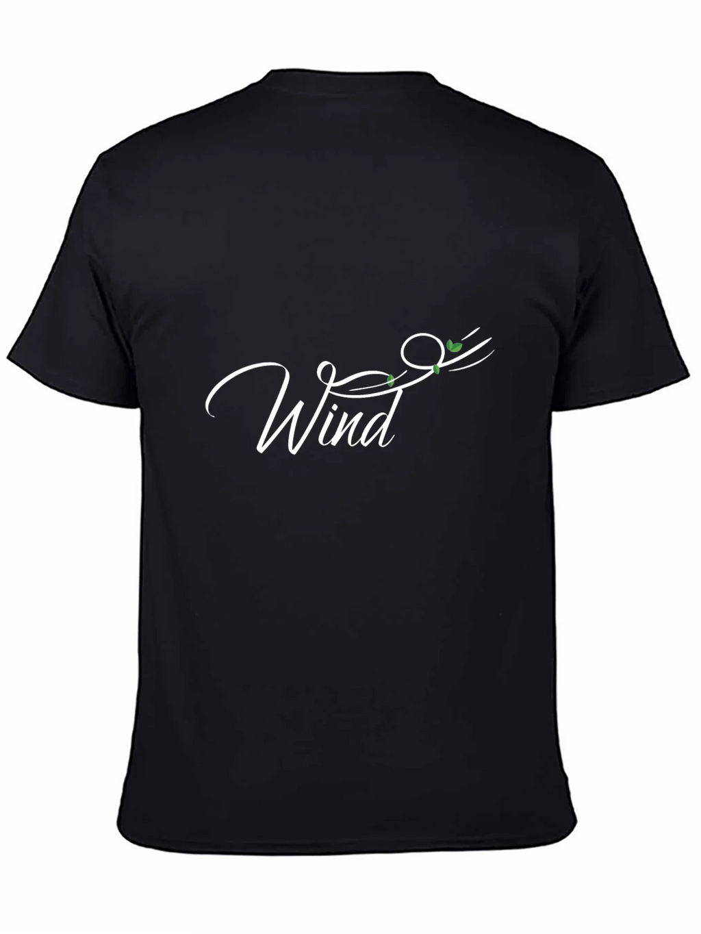 Wind Design Black T-Shirt product image 4