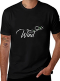Wind Design Black T-Shirt product image 1