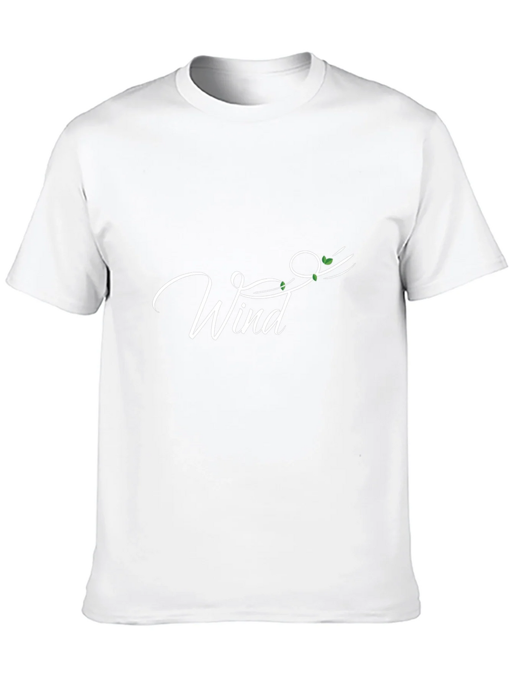 Wind Design Black T-Shirt product image 7