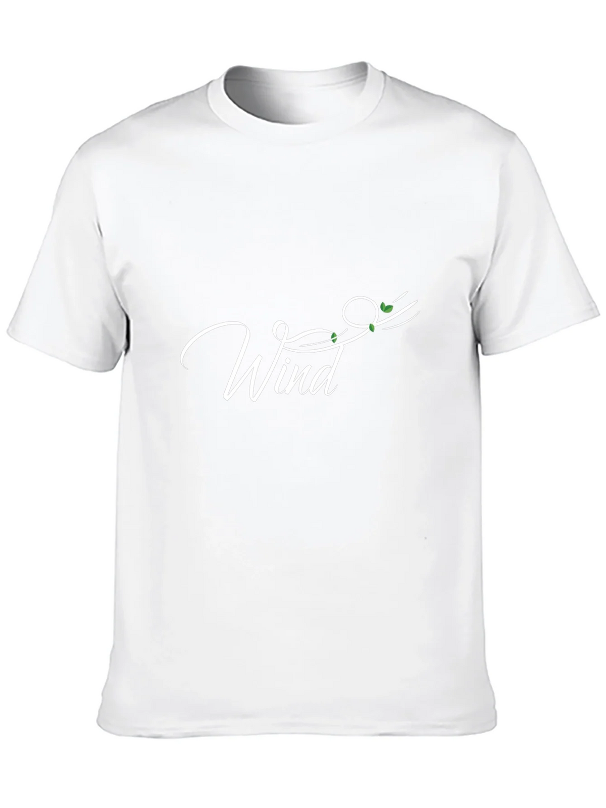 Wind Design Black T-Shirt product image 7
