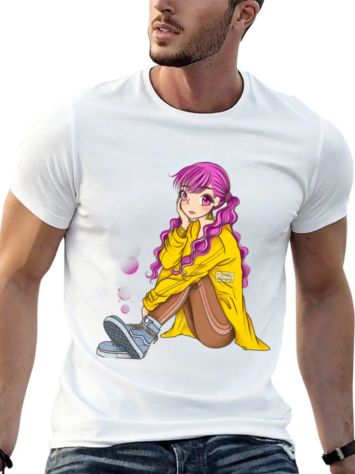 Anime Girl Graphic Tee - Unique Fashion Statement product image 12