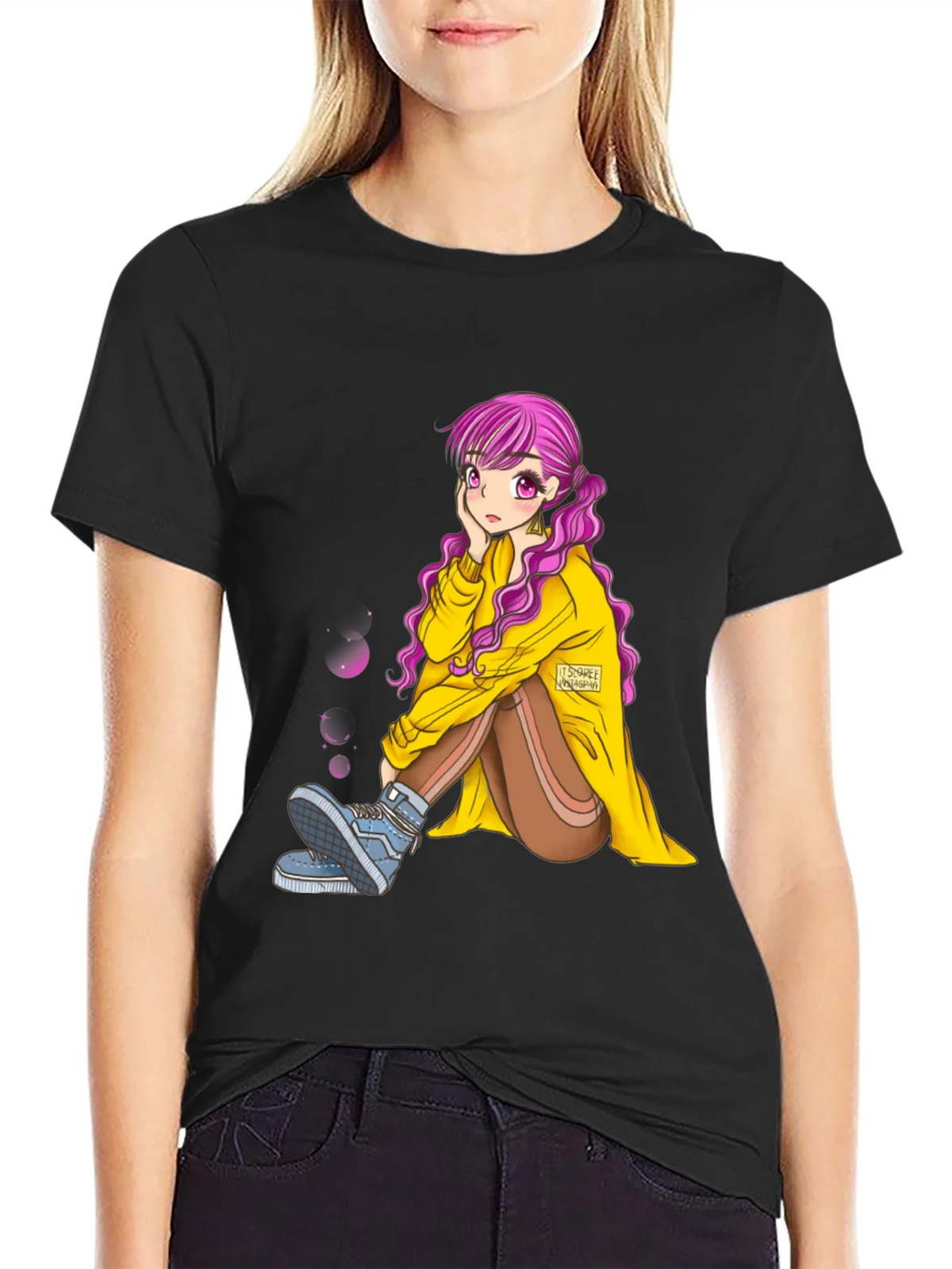 Anime Girl Graphic Tee - Unique Fashion Statement product image 2
