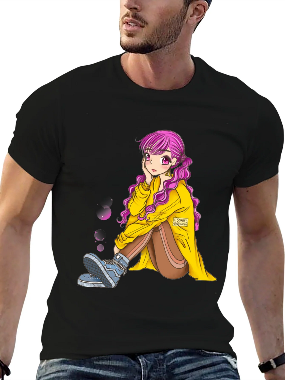 Anime Girl Graphic Tee - Unique Fashion Statement product image 6