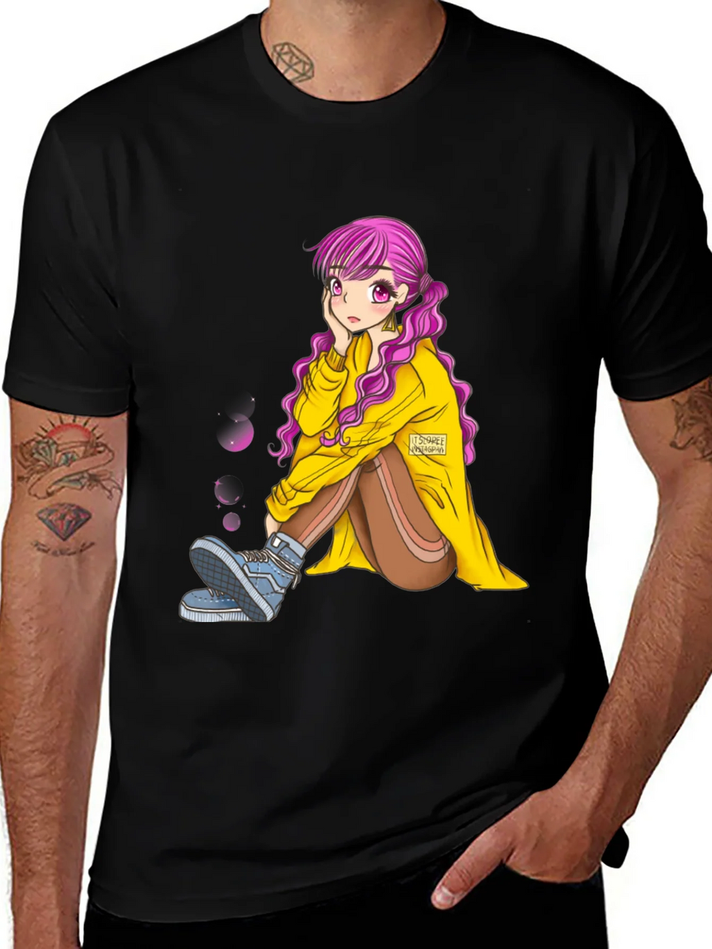 Anime Girl Graphic Tee - Unique Fashion Statement product image 1