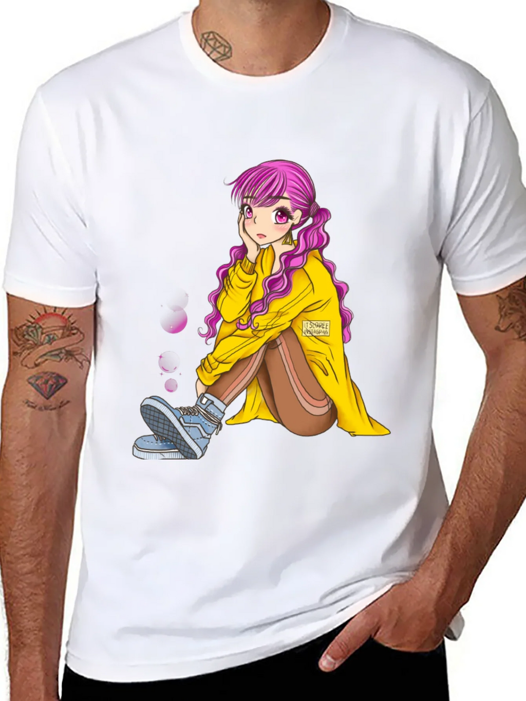 Anime Girl Graphic Tee - Unique Fashion Statement product image 7
