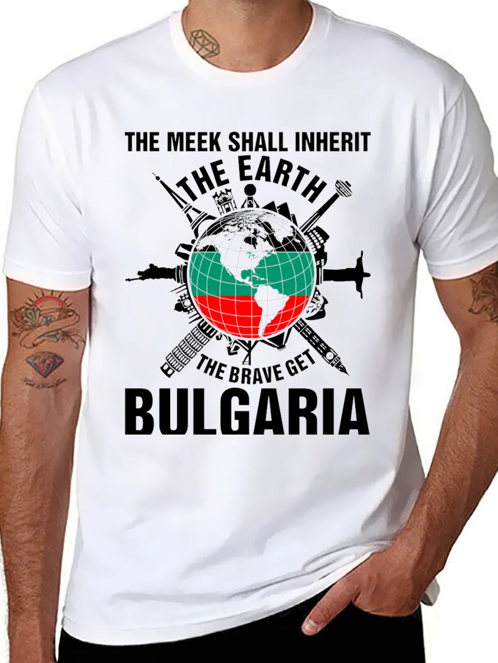Bulgaria Graphic Tee - The Meek Shall Inherit product image 7