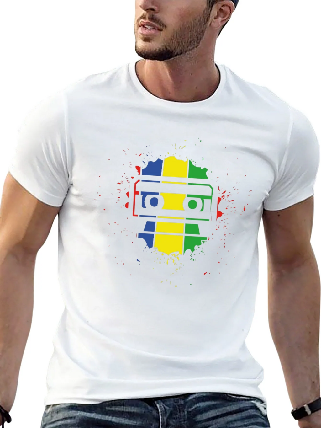 Retro Mixtape T-Shirt - Colorful Music Lover Tee product image 10