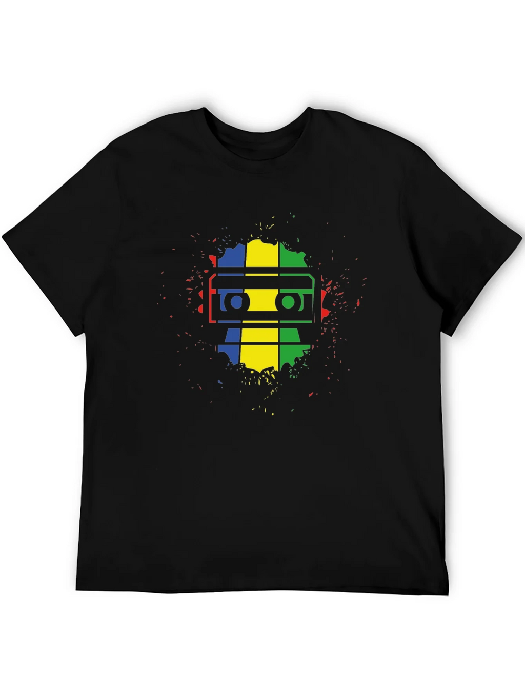 Retro Mixtape T-Shirt - Colorful Music Lover Tee product image 4