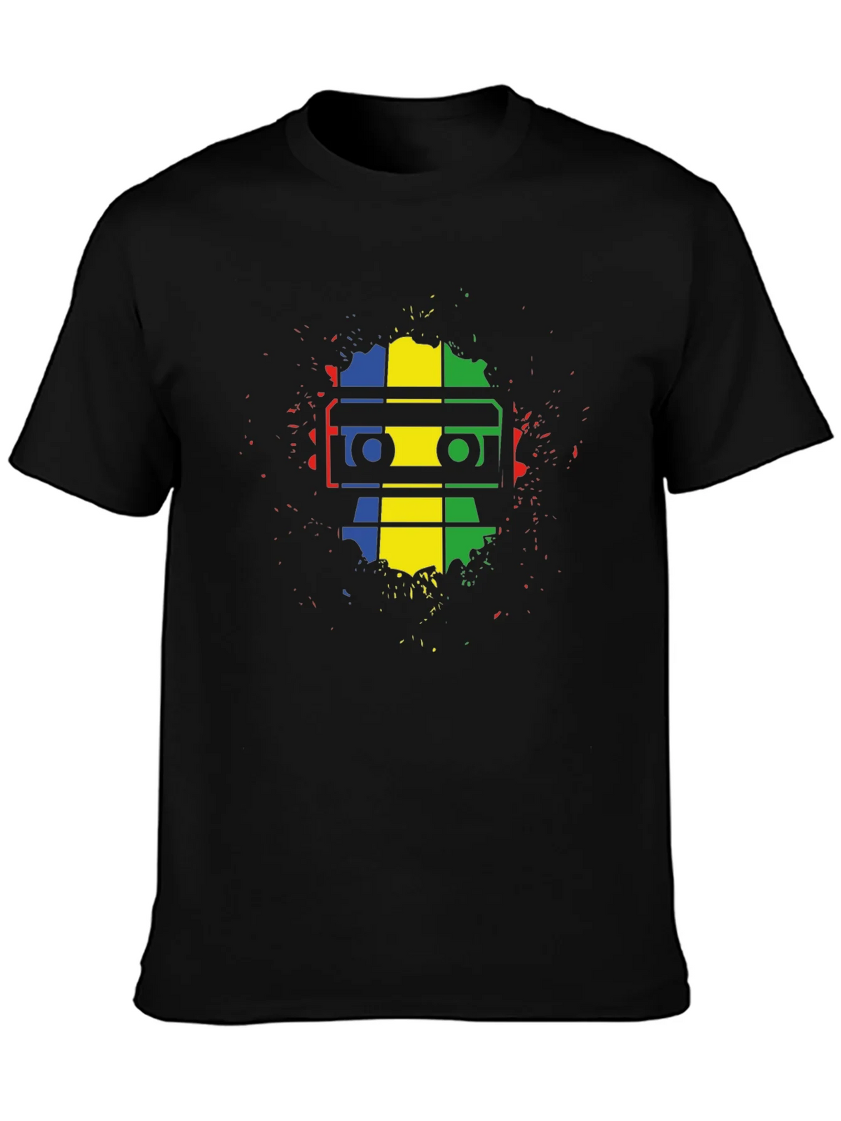 Retro Mixtape T-Shirt - Colorful Music Lover Tee product image 2