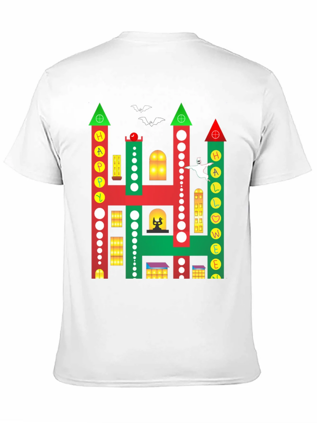 Happy Halloween Building Graphic T-Shirt product image 10