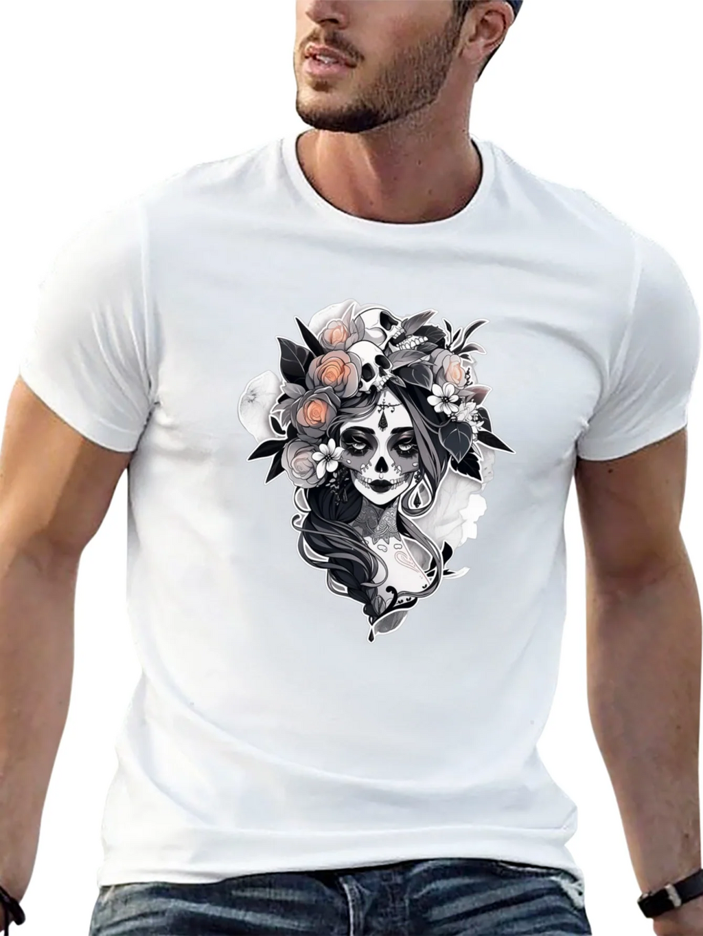 Day of the Dead Graphic Tee - Stylish & Unique product image 12