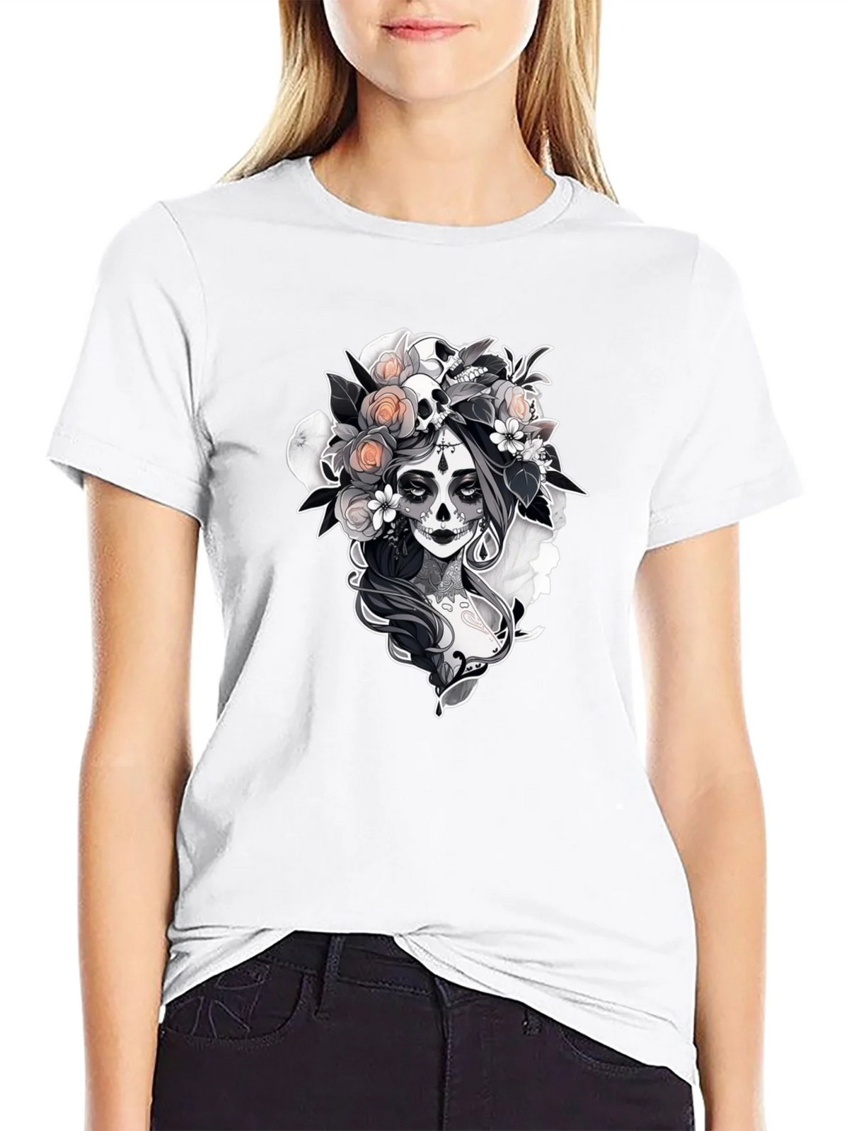 Day of the Dead Graphic Tee - Stylish & Unique product image 8