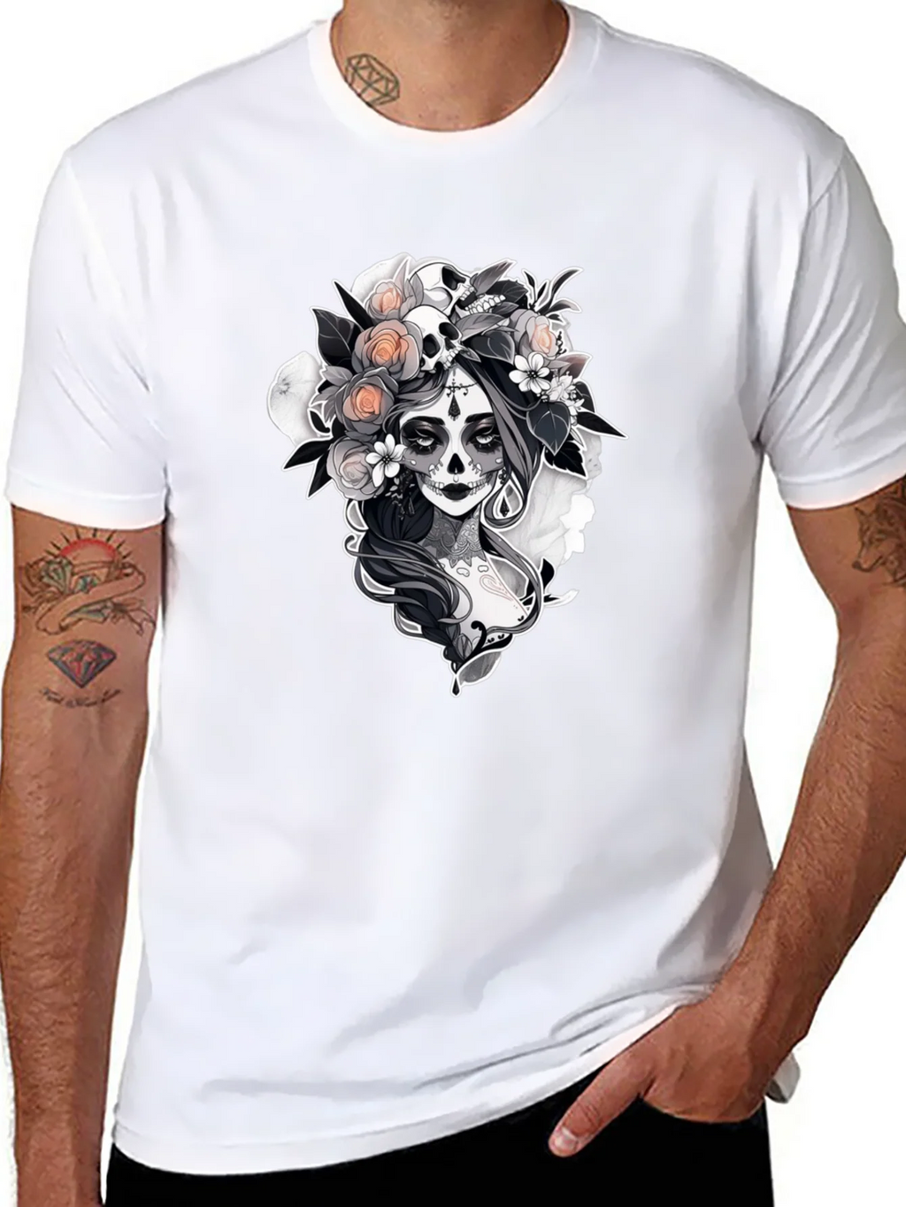 Day of the Dead Graphic Tee - Stylish & Unique product image 7