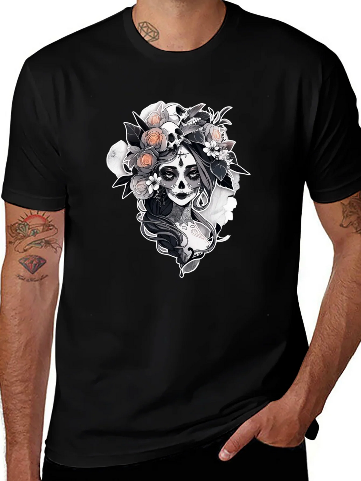 Day of the Dead Graphic Tee - Stylish & Unique product image 1