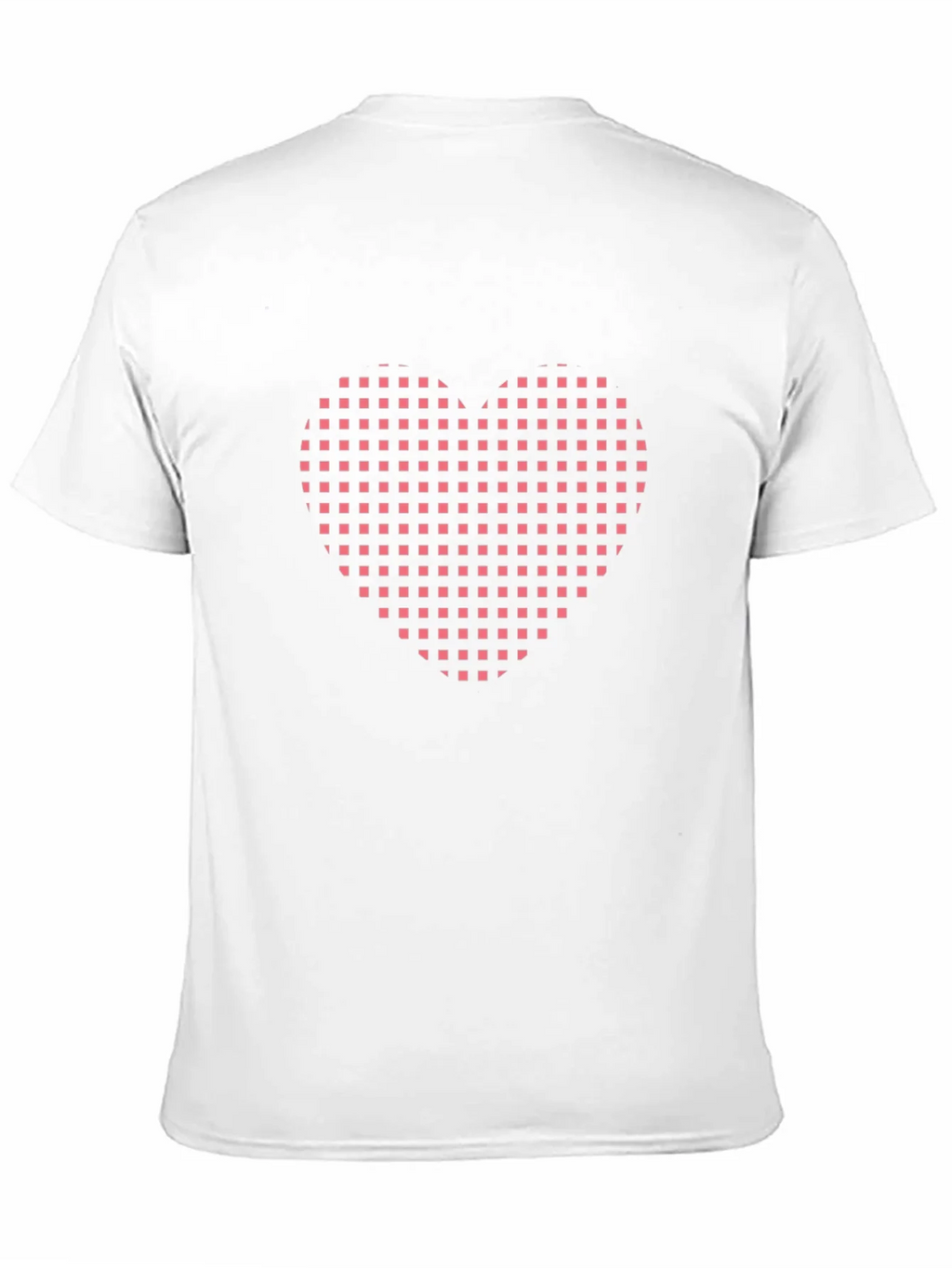 Grid Heart Black T-Shirt product image 10
