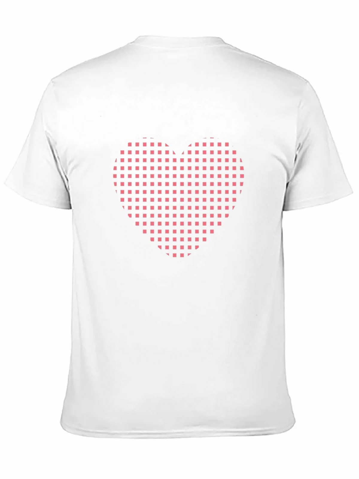 Grid Heart Black T-Shirt product image 10