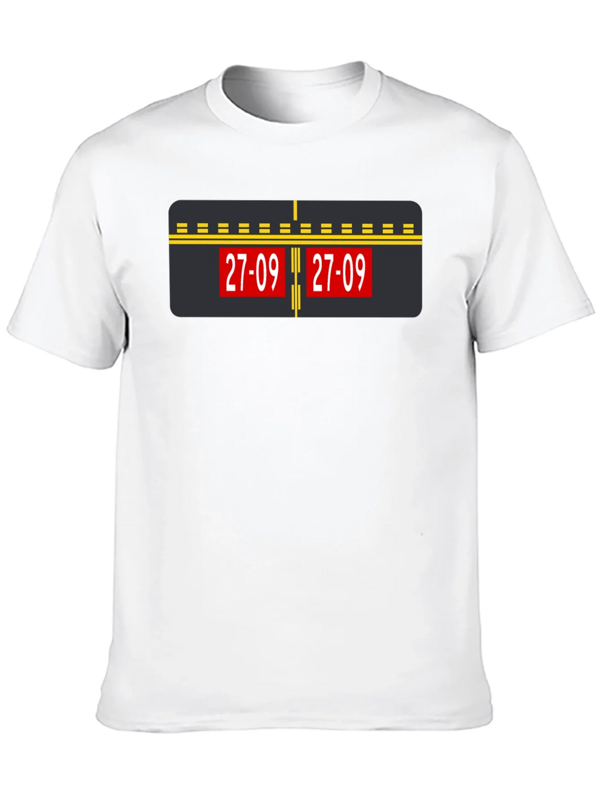 Airport Runway 27-09 Graphic Tee - Black product image 9