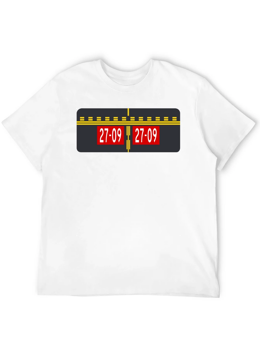 Airport Runway 27-09 Graphic Tee - Black product image 11