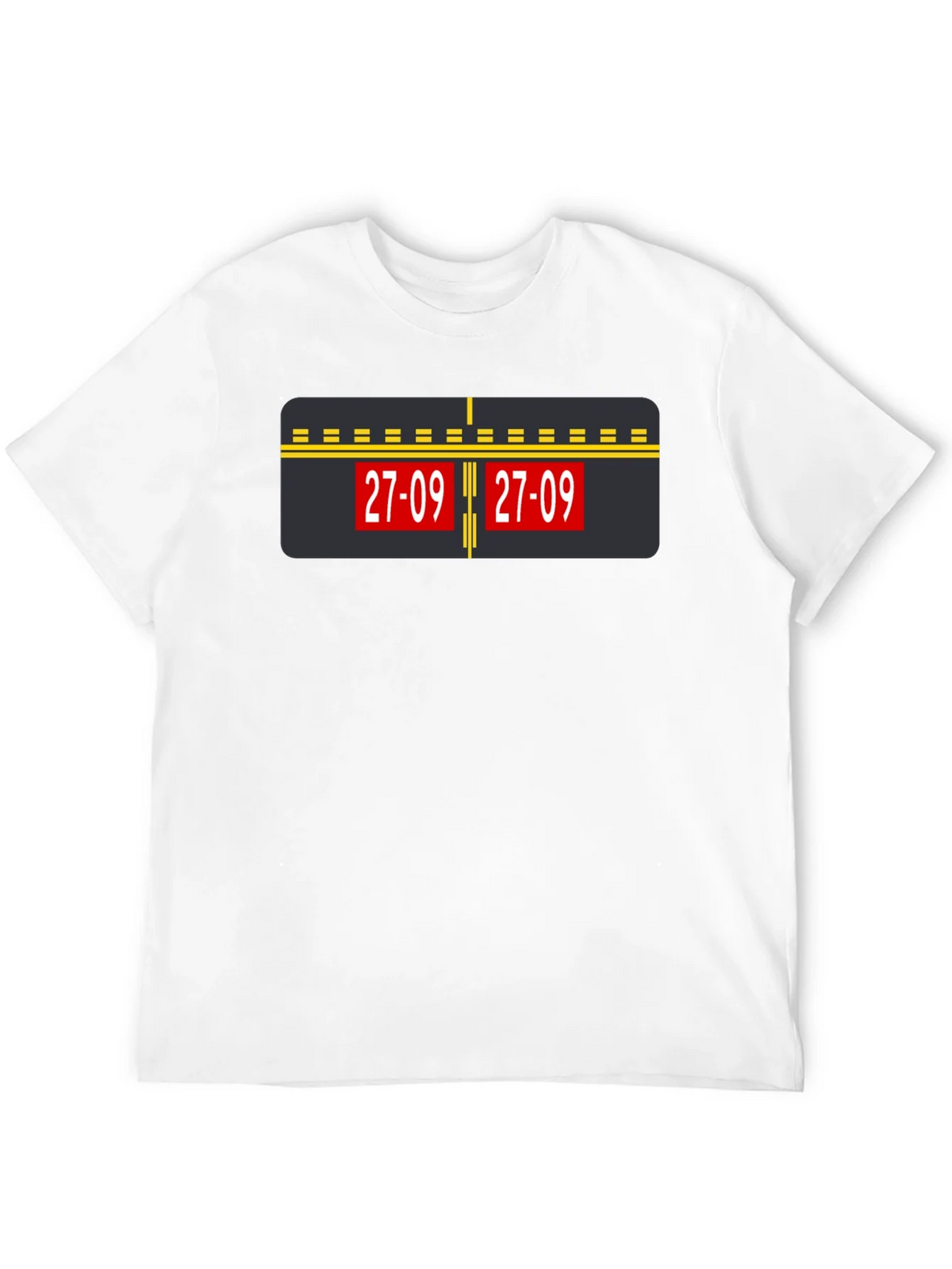Airport Runway 27-09 Graphic Tee - Black product image 11