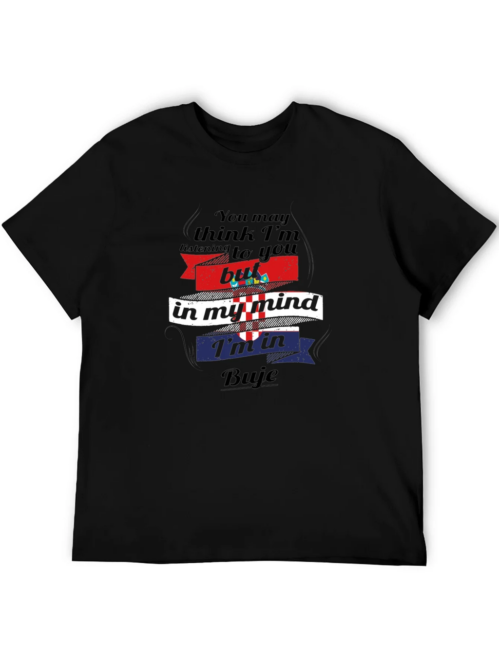 Buje Croatia Mind T-Shirt - Novelty Travel Tee product image 5
