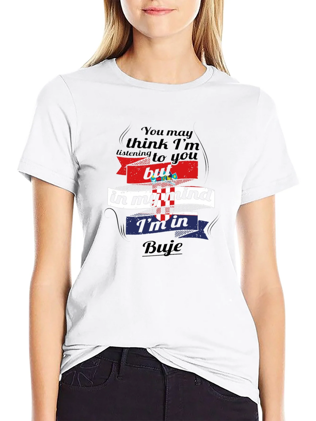 Buje Croatia Mind T-Shirt - Novelty Travel Tee product image 7