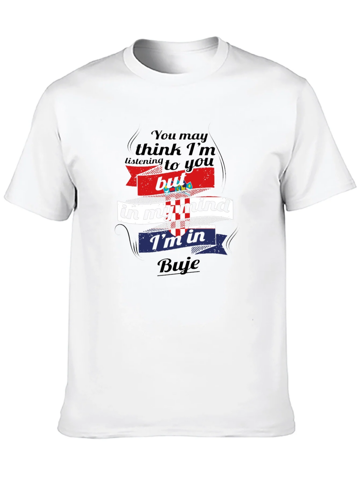 Buje Croatia Mind T-Shirt - Novelty Travel Tee product image 8