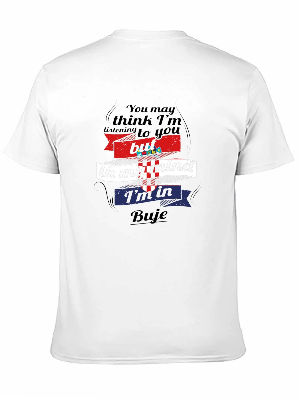Buje Croatia Mind T-Shirt - Novelty Travel Tee product image 9