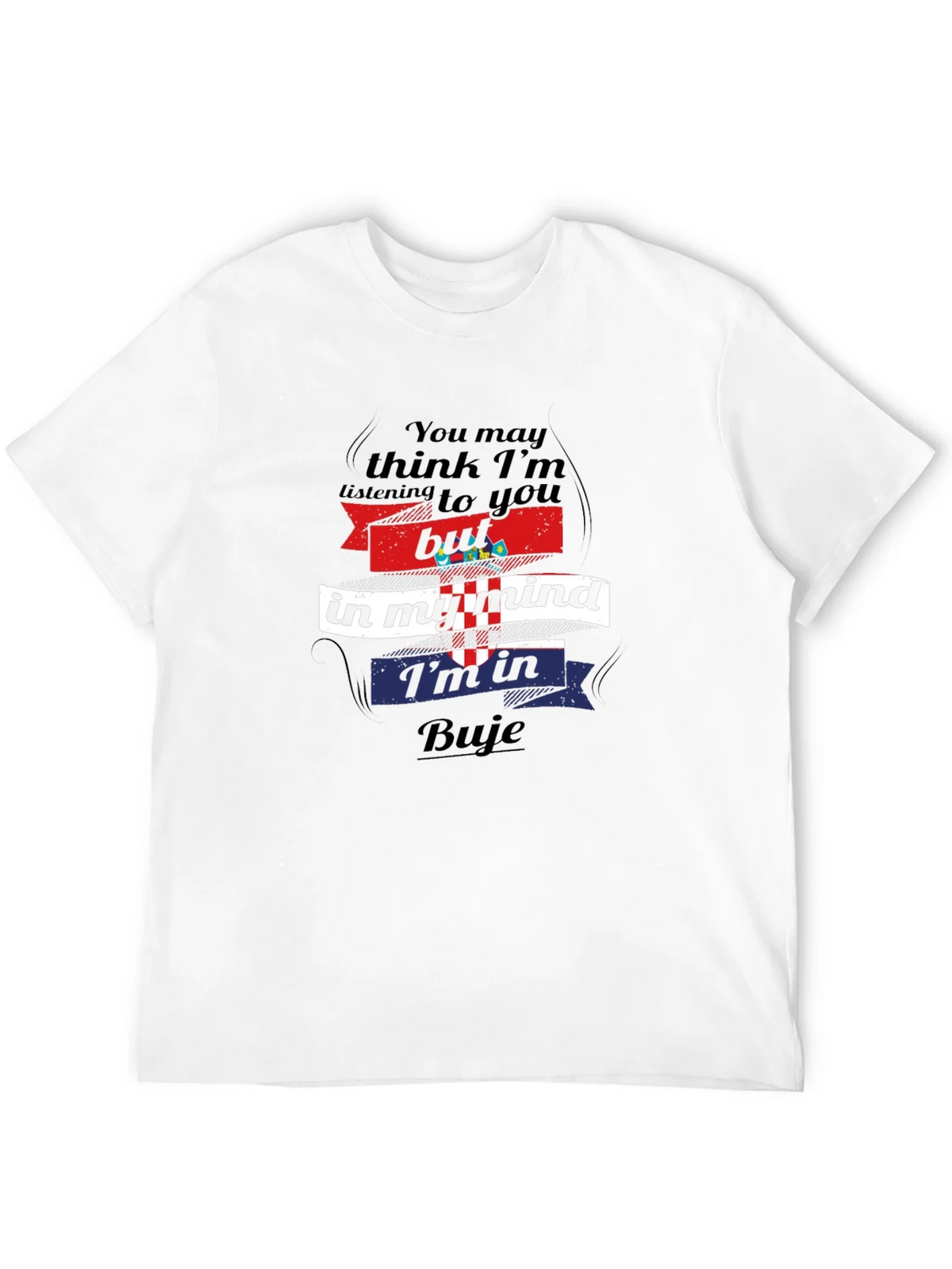 Buje Croatia Mind T-Shirt - Novelty Travel Tee product image 10