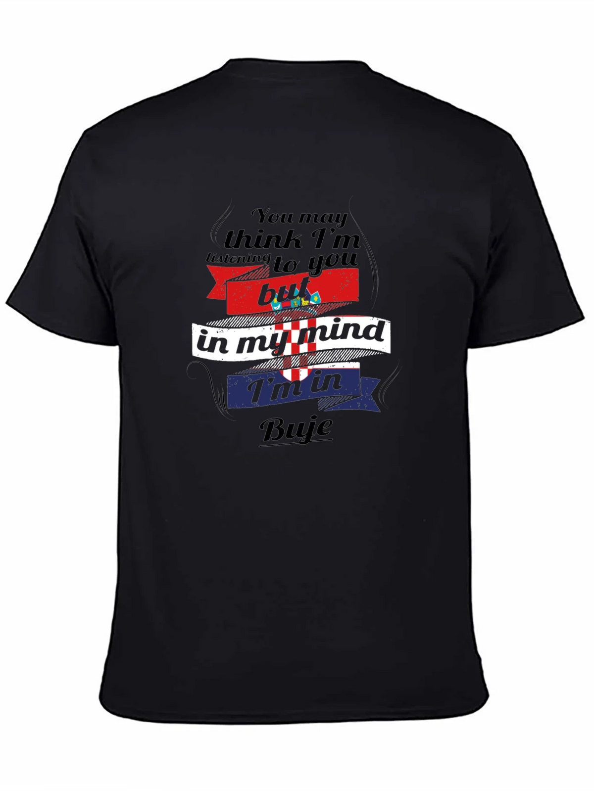 Buje Croatia Mind T-Shirt - Novelty Travel Tee product image 4