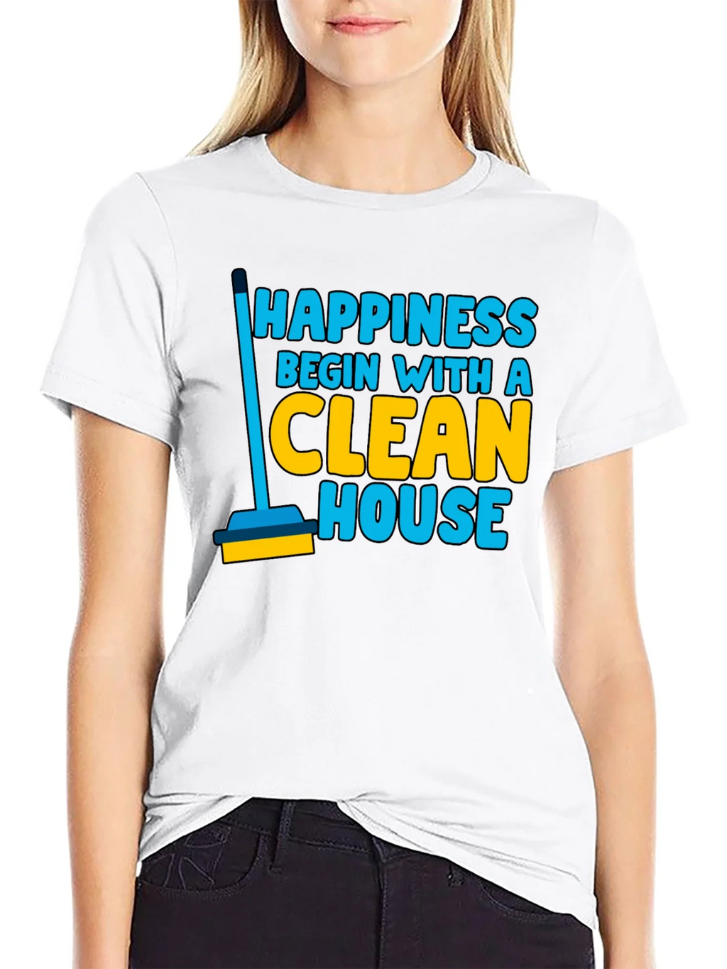Happiness Clean House Graphic T-Shirt product image 8