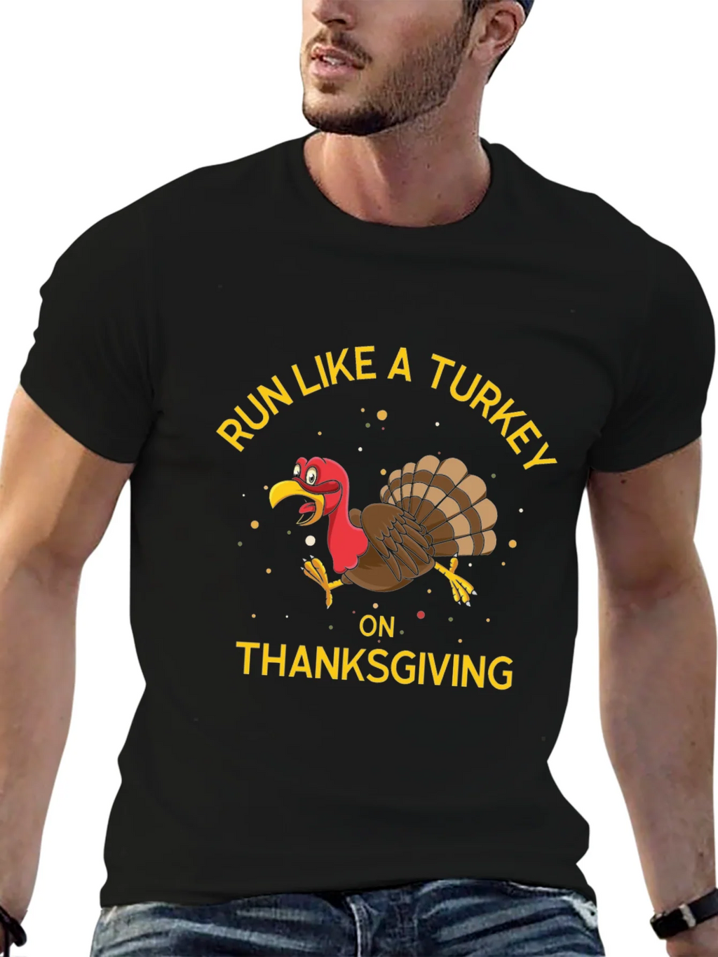 Run Like a Turkey Thanksgiving T-Shirt product image 6