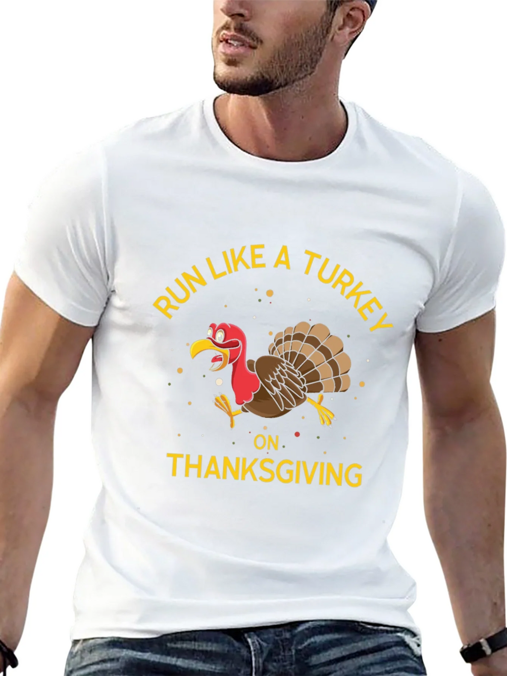 Run Like a Turkey Thanksgiving T-Shirt product image 12
