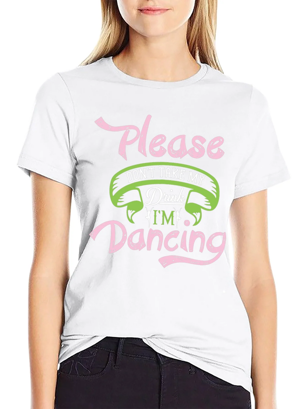 Please Dont Take My Drink Dancing Black T-Shirt product image 8