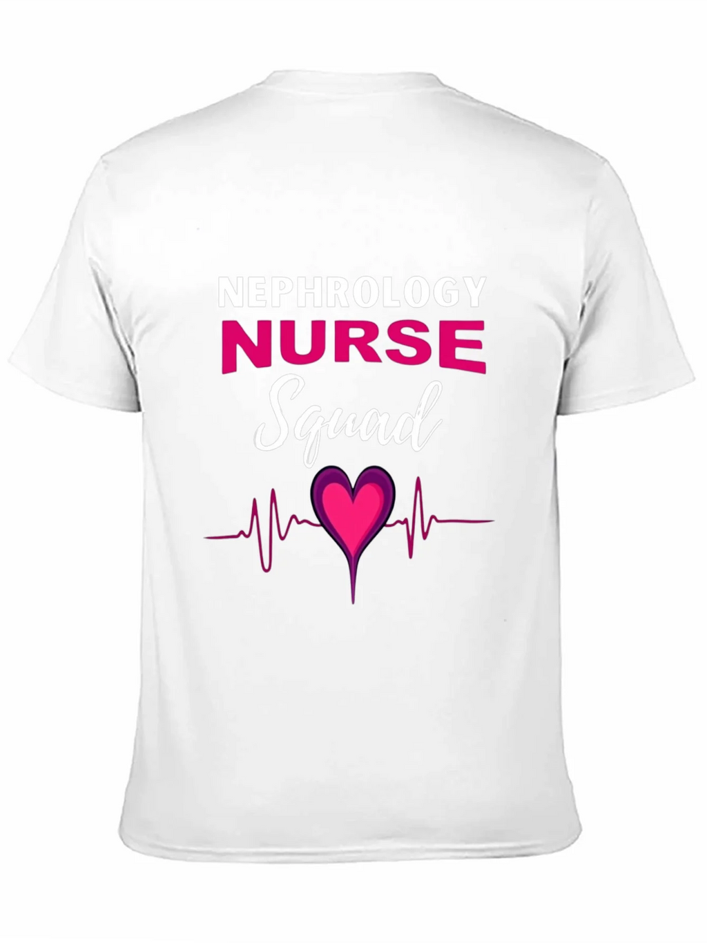 Nephrology Nurse Squad T-Shirt - Heartbeat Design product image 10