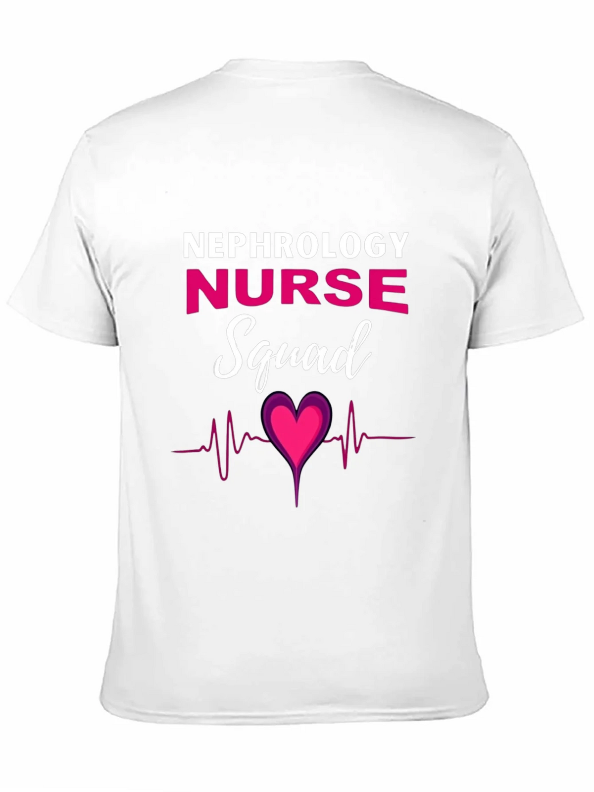 Nephrology Nurse Squad T-Shirt - Heartbeat Design product image 10