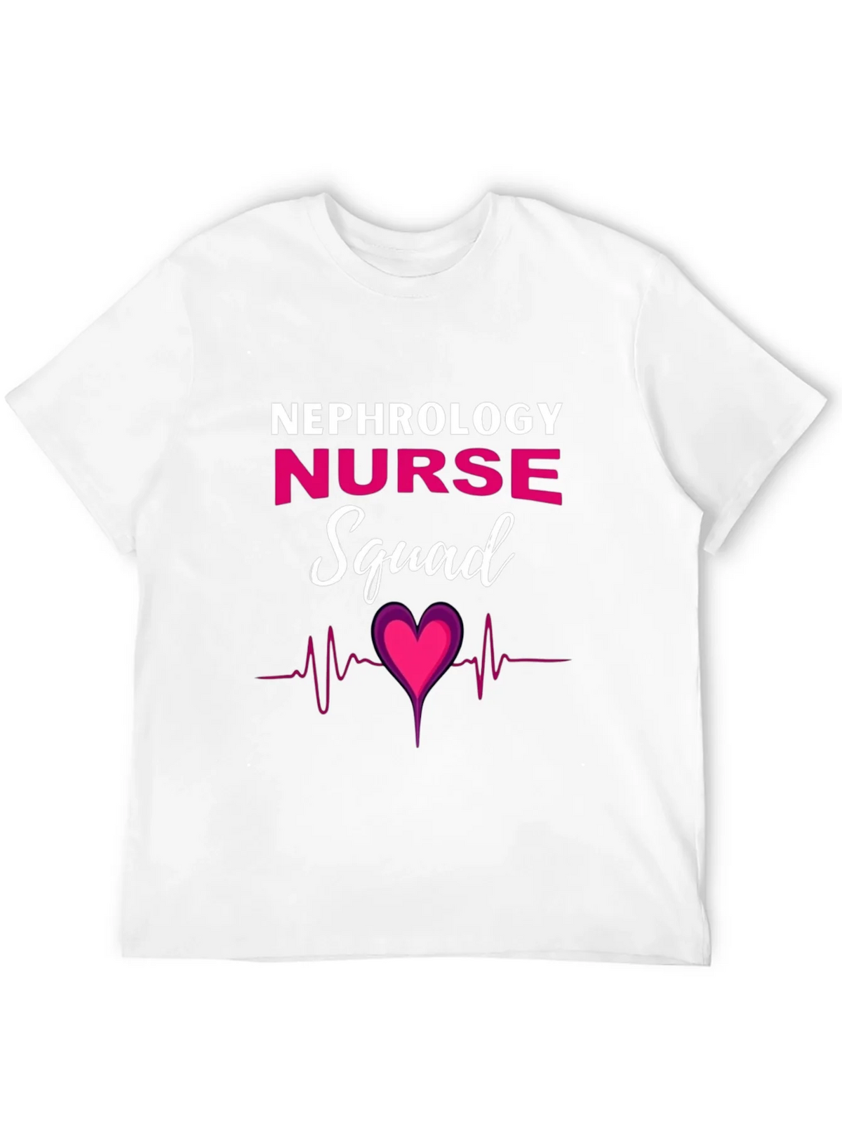 Nephrology Nurse Squad T-Shirt - Heartbeat Design product image 11