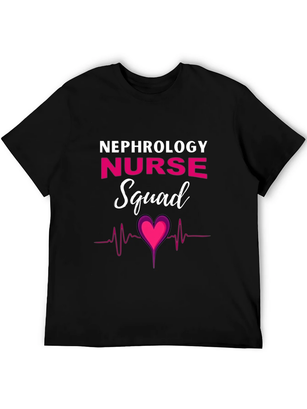 Nephrology Nurse Squad T-Shirt - Heartbeat Design product image 5