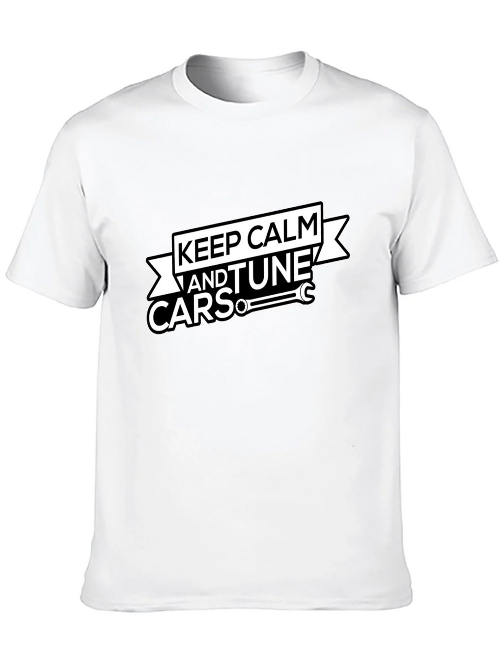 Keep Calm and Tune Cars Black T-Shirt product image 8