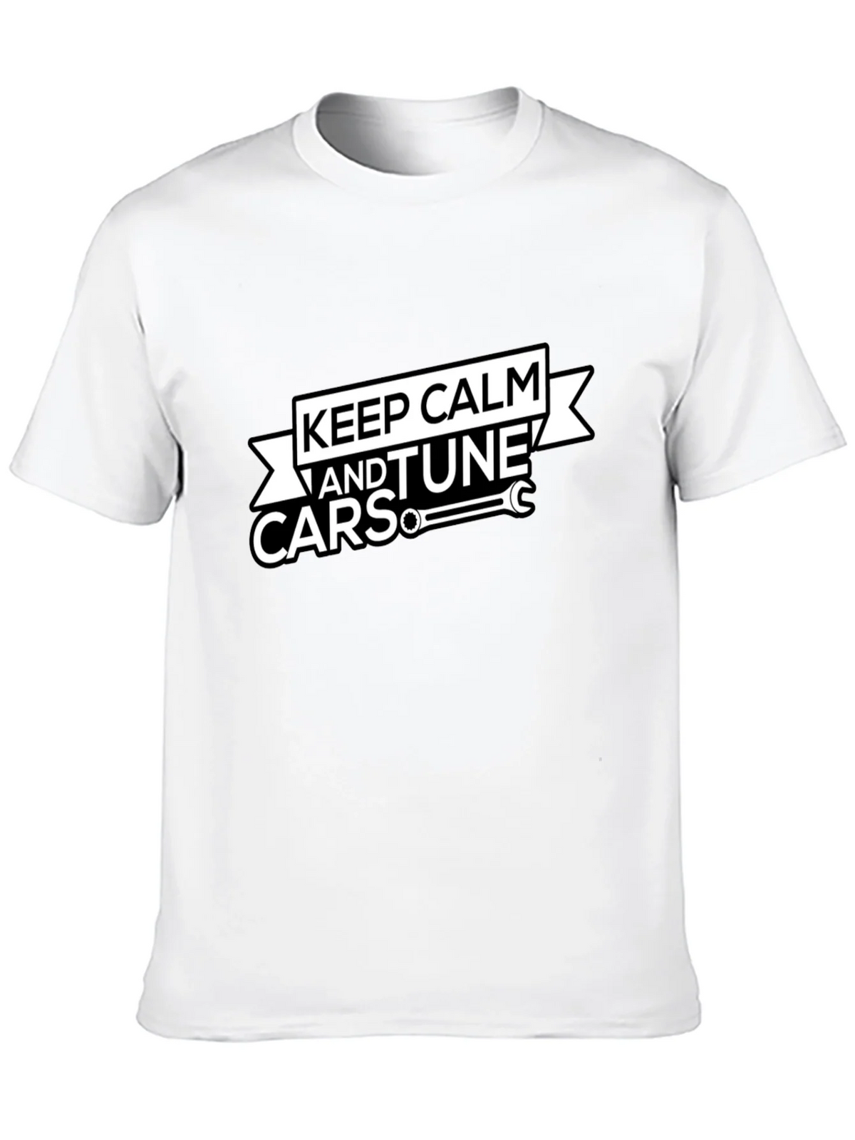 Keep Calm and Tune Cars Black T-Shirt product image 8