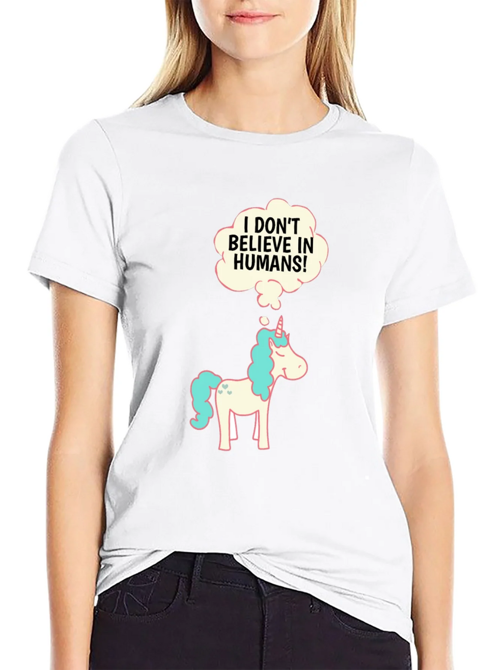 Unicorn Believer T-Shirt - Funny Graphic Tee product image 2