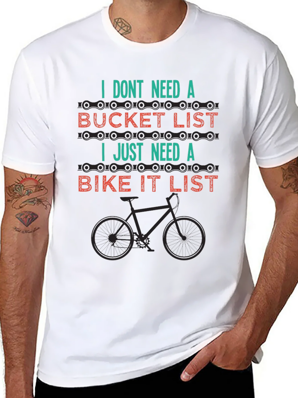 Bike It List Graphic T-Shirt product image 7