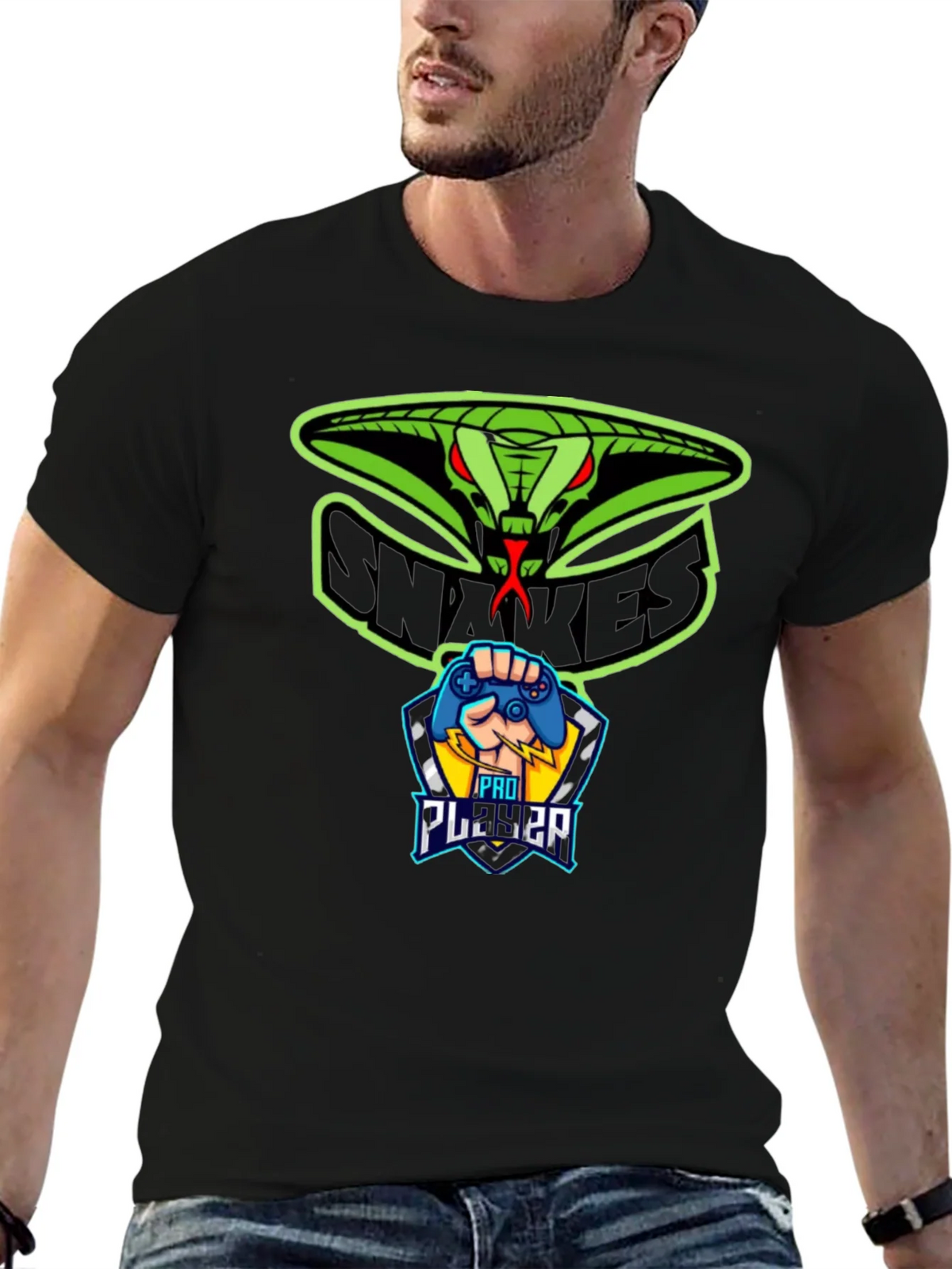 Snakes Pro Player T-Shirt - Gaming Apparel product image 6