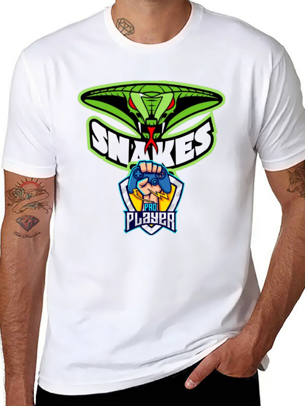 Snakes Pro Player T-Shirt - Gaming Apparel product image 7