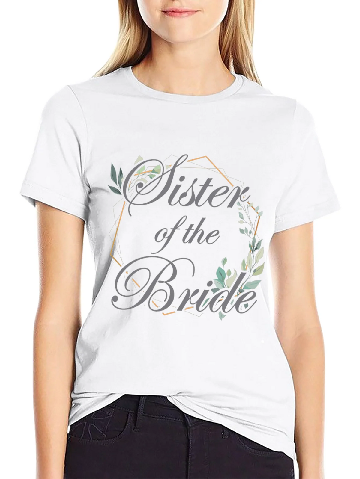 Sister of the Bride Graphic Tee - Wedding Party Apparel product image 5