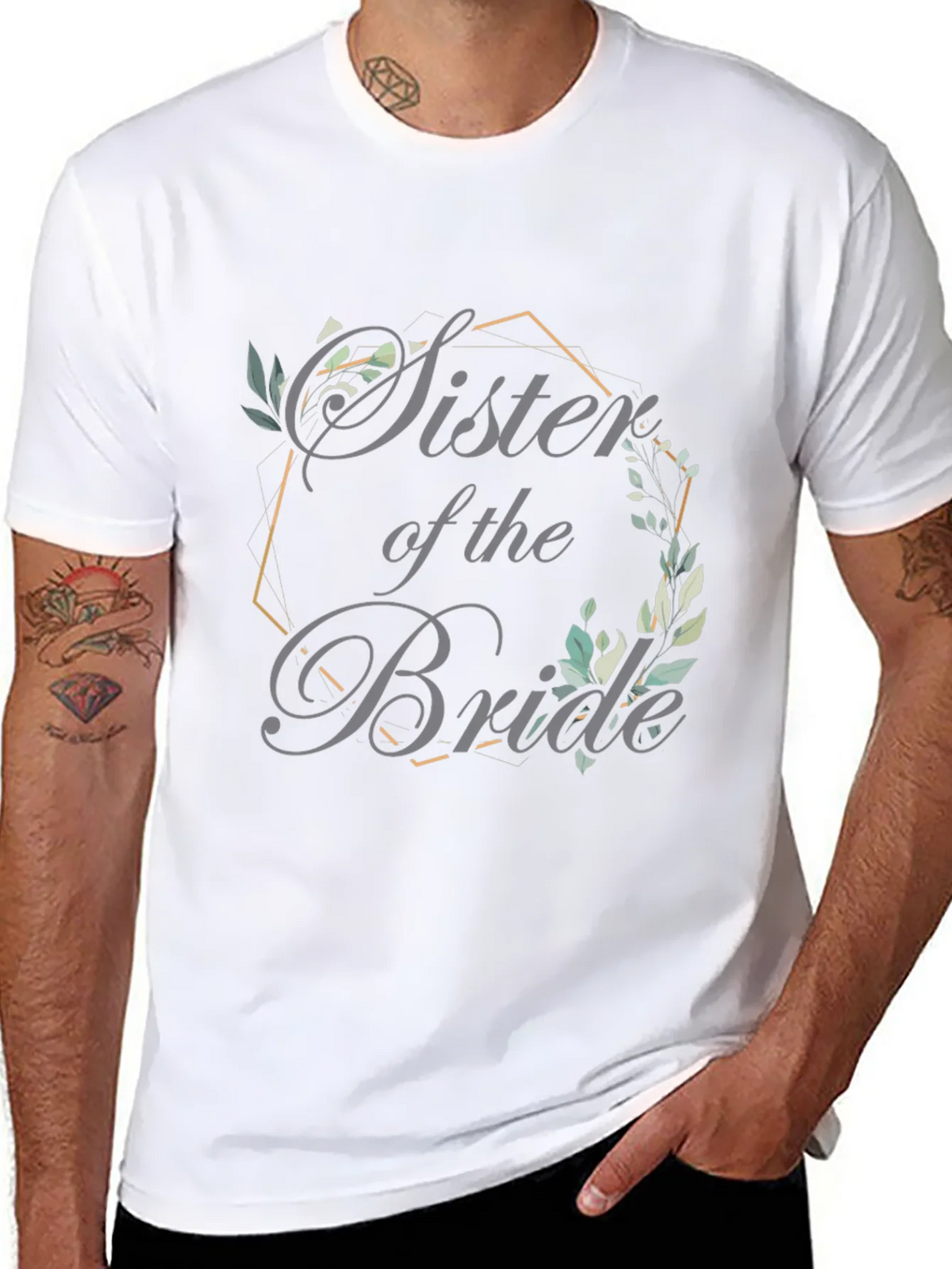 Sister of the Bride Graphic Tee - Wedding Party Apparel product image 4