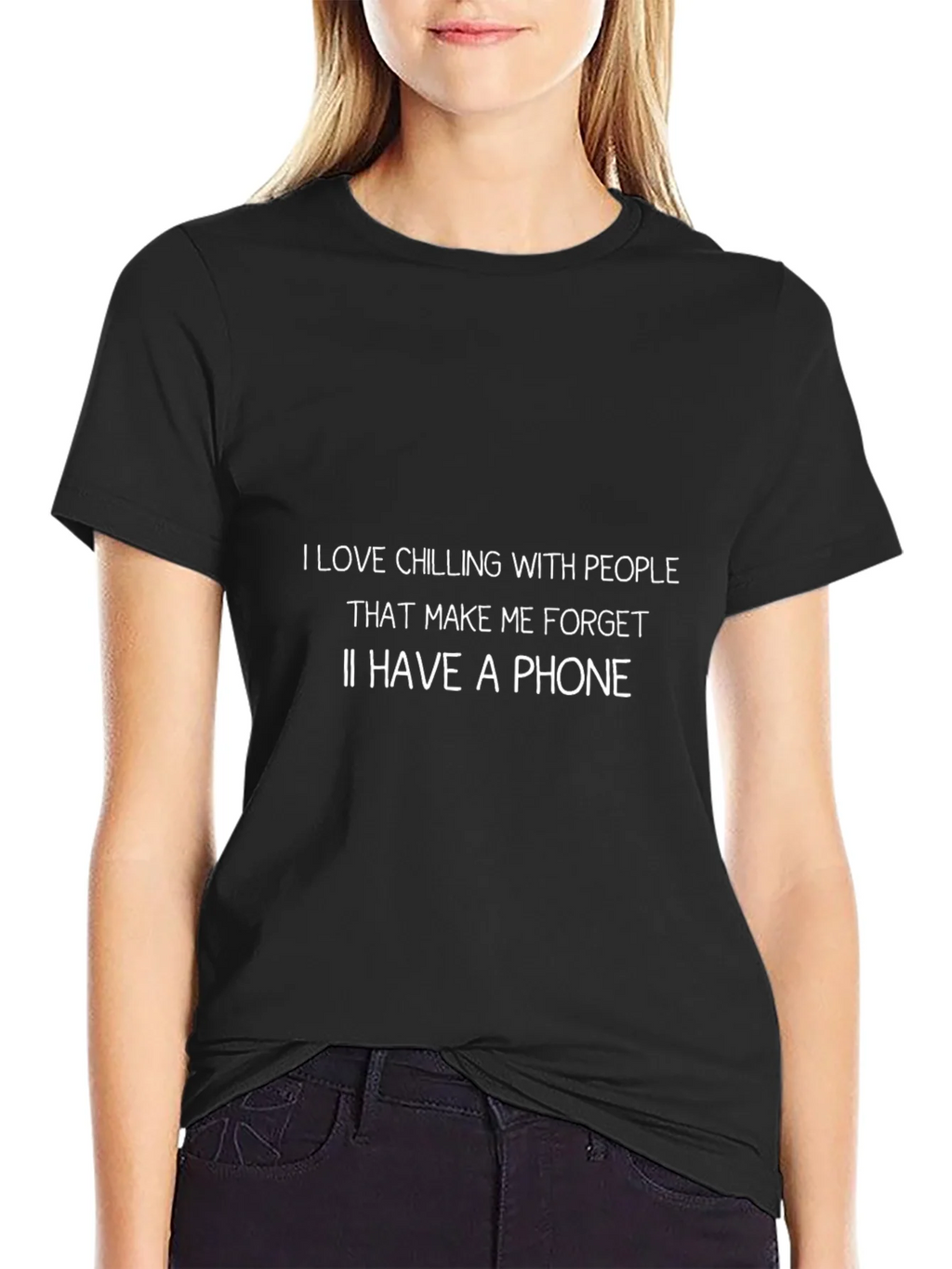 Chill Vibes T-Shirt: Forget Your Phone! product image 2