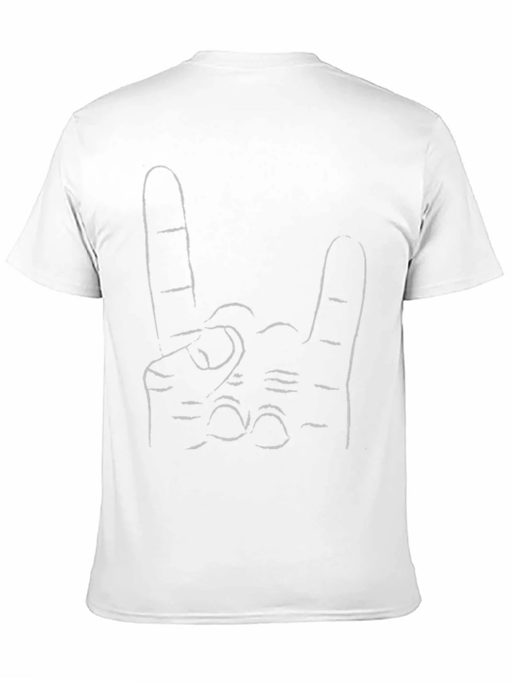 Rock On Hand Graphic Tee - Black T-Shirt product image 9