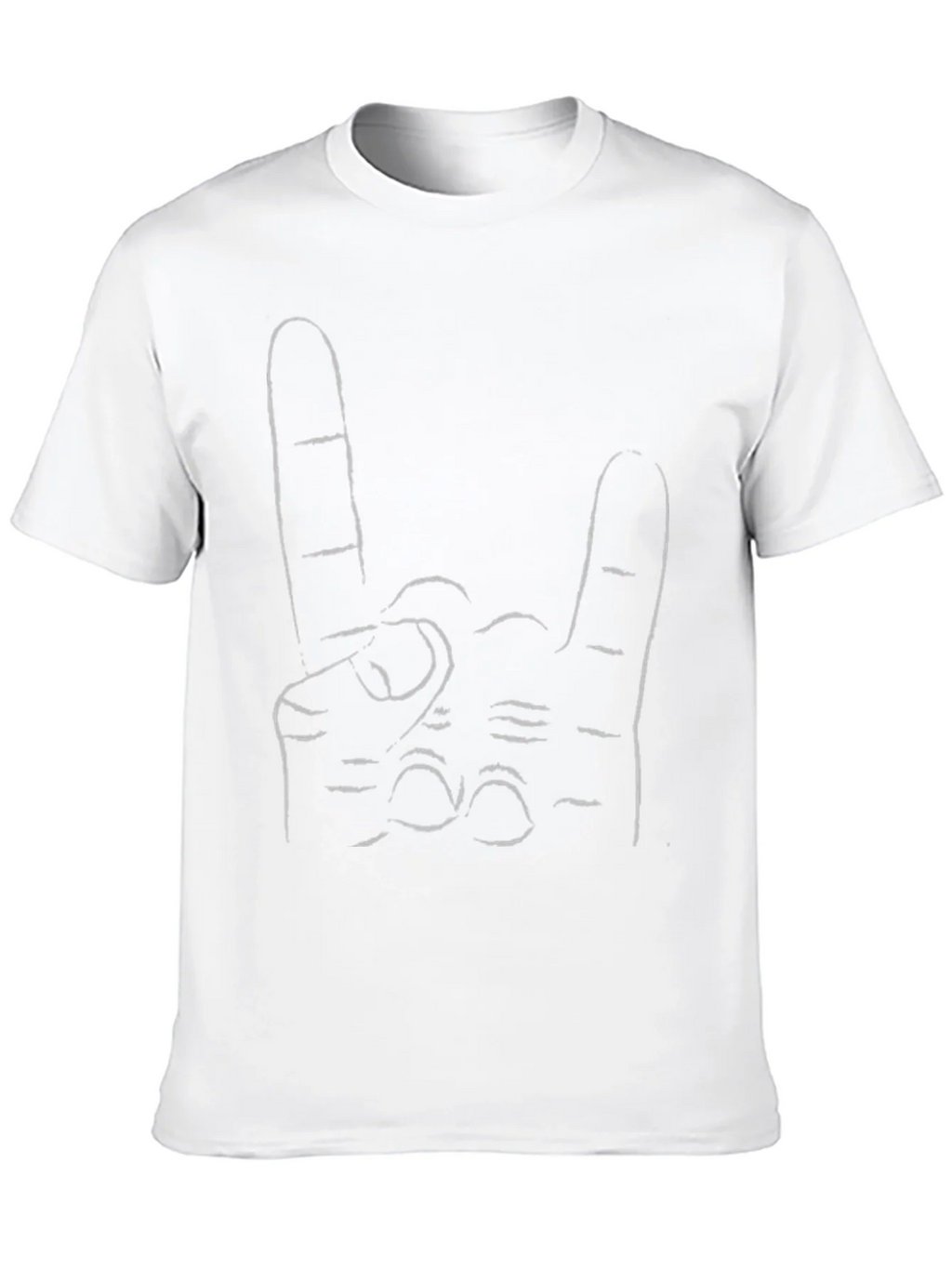 Rock On Hand Graphic Tee - Black T-Shirt product image 8