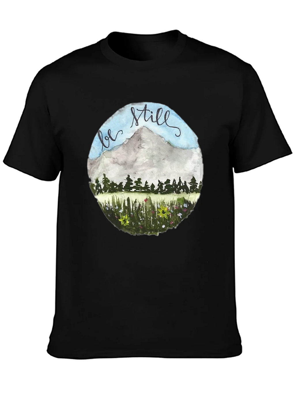 Be Still Mountain Graphic Tee product image 3