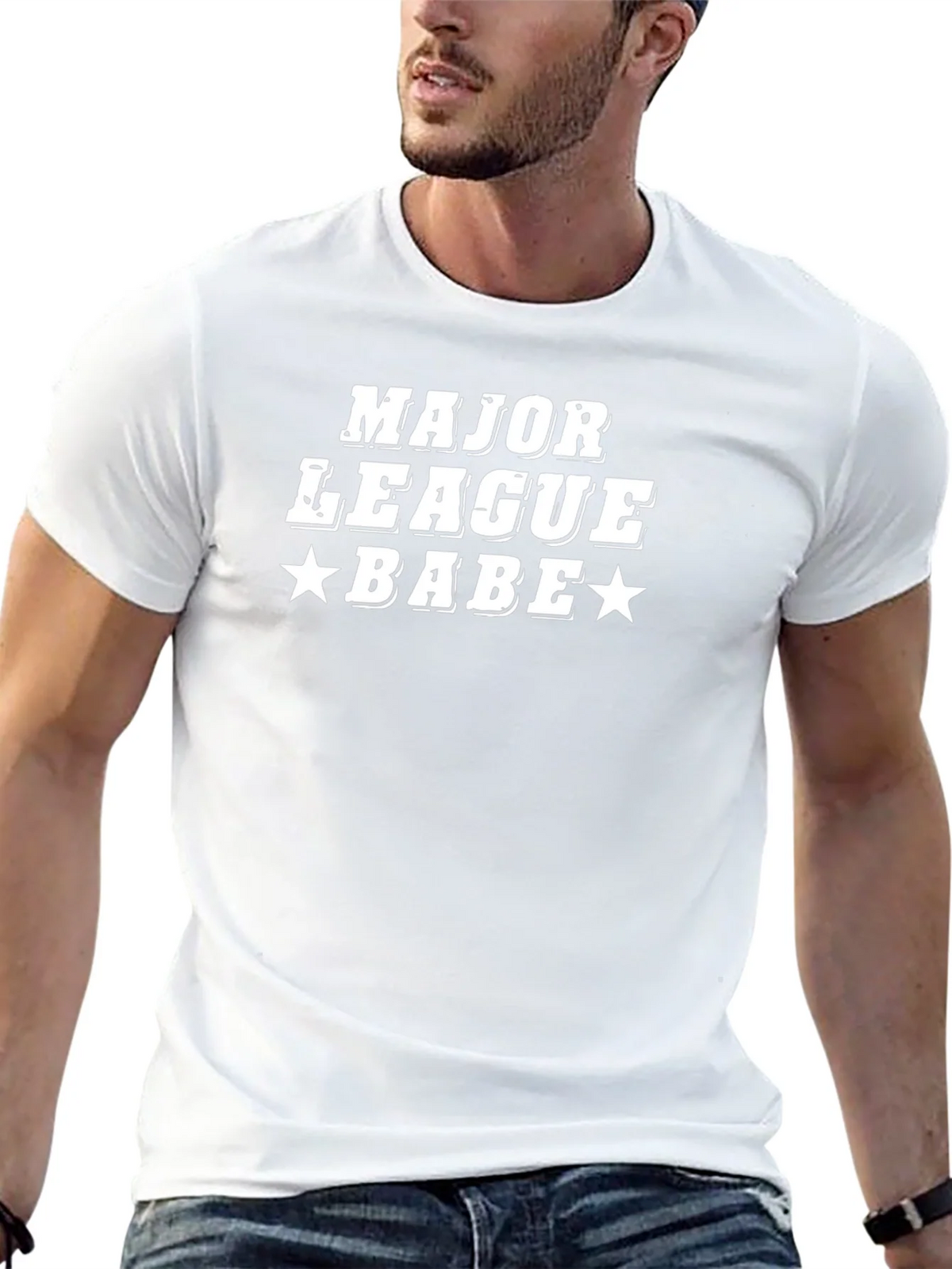 Major League Babe Graphic Tee - Black Cotton Blend Shirt product image 12